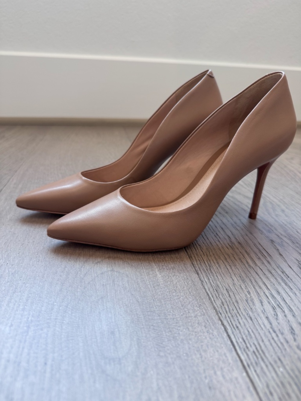 SCHUTZ, Rosie Pump (3.3 In/Mid Heel), US Size 6.5, Color Desert - Picture 4 of 9